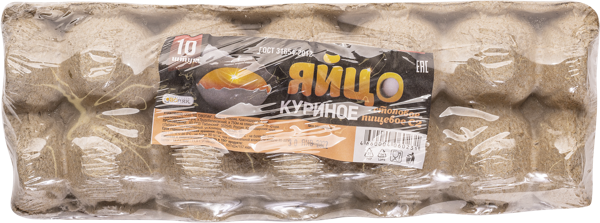 Изображение Яйцо куриное С2 ОВОПАК вторая категория Лабинский ППЗ к/у, 10 шт