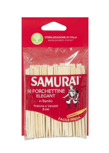 Изображение Пики 9см бамбуковые Самурай Сисма к/у, 60 шт