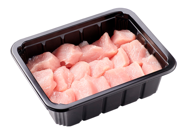 Изображение Птица охлажденная без кости Цыплёнок-бройлер азу из куриного филе СП ТАБРИС ГВУ 