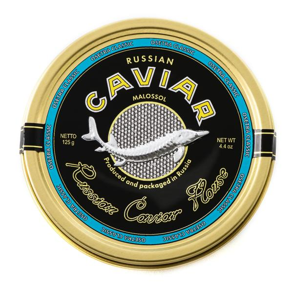 Изображение Икра зернистая осетровая Русский икорный дом классик непастеризованная РТФ Диана ж/б, 125 г