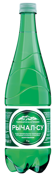 Изображение Мин вода газ рН 5,8 Рычал-Су лечебно-столовая Рычал-Су ЗМВ п/б, 1 л