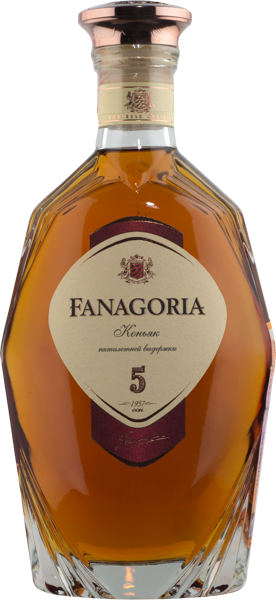 Изображение Коньяк 5 лет 40% Фанагория Фанагория с/б, 0,5 л