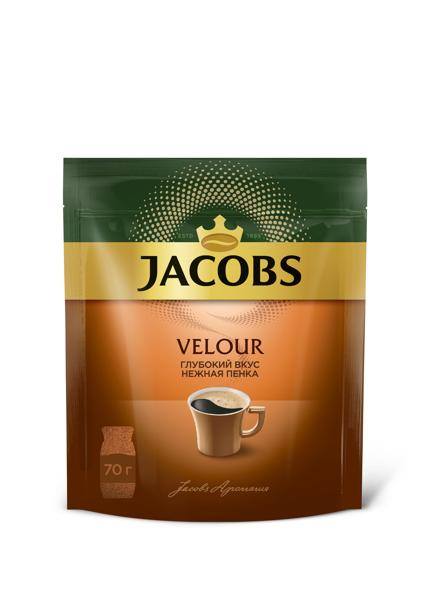 Изображение Кофе растворимый Монарх велюр Якобс Дау Рус м/у, 70 г