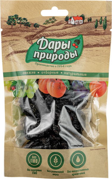 Изображение Сухофрукты натуральные Дары природы чернослив МОК производство м/у, 150 г
