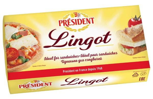 Изображение Сыр 60% с плесневой корочкой Президент линго Лакталис  