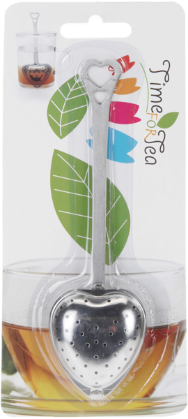 Изображение Ситечко 14см для чая Купман сердце нерж сталь Купман Интернэшнл к/у, 1 шт