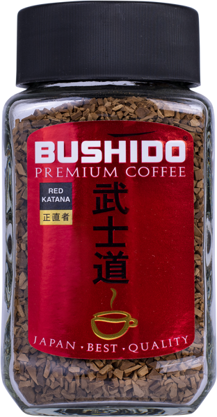 Изображение Кофе растворимый Бушидо ред катана Хасо Гумлиген с/б, 50 г