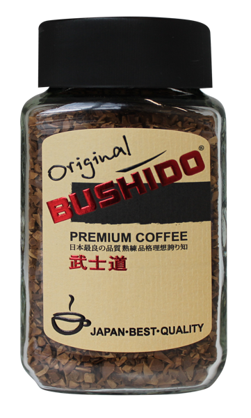 Изображение Кофе растворимый Бушидо оригинал Хасо Гумлиген с/б, 50 г