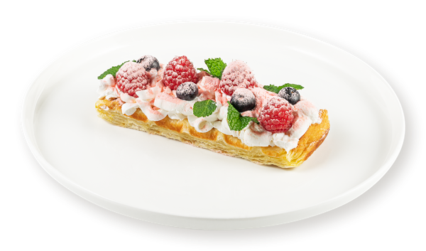 Изображение Крофл слоеный С малиной голубикой творожным сыром СП ТАБРИС м/у, 130 г