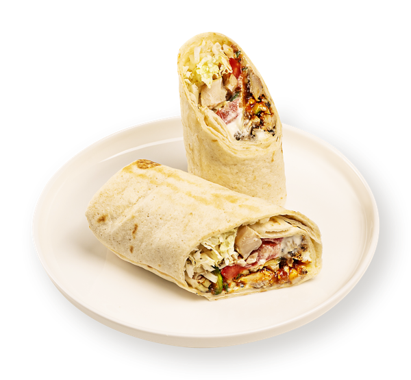 Изображение Шаурма на пшеничной лепешке С курицей и свежими овощами с томатным соусом СП ТАБРИС бум/уп, 290 г