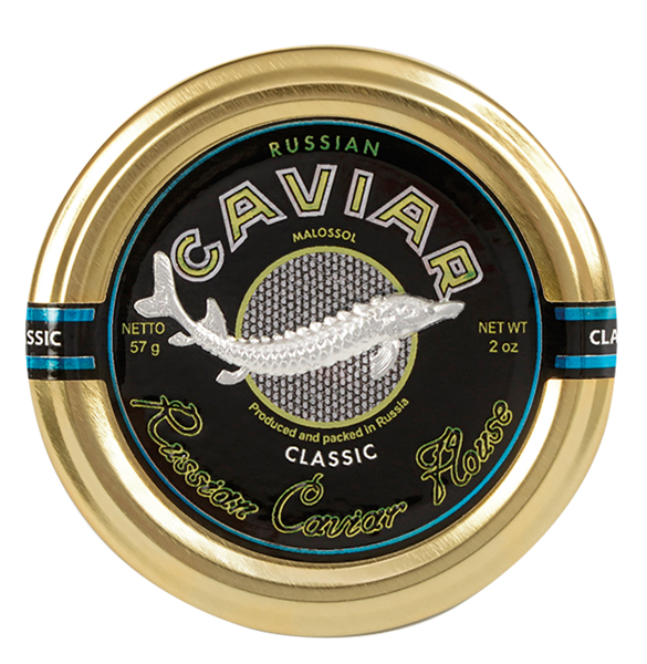 Изображение Икра зернистая осетровая Русский икорный дом классик непастеризованная РТФ Диана , 57 г