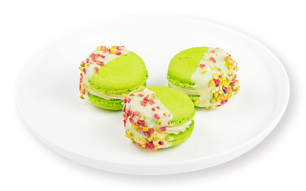 Изображение Пирожное воздушное Макарон с юдзу и малиной СП ТАБРИС п/б, 33 г