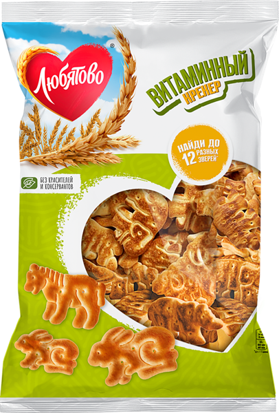 Изображение Крекер Любятово витаминный Любятово м/у, 300 г