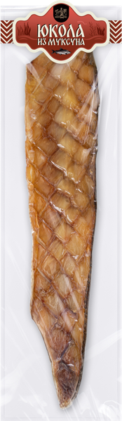 Изображение Рыба х/к Деликатесы Севера юкола из муксуна Деликатесы Севера в/у 