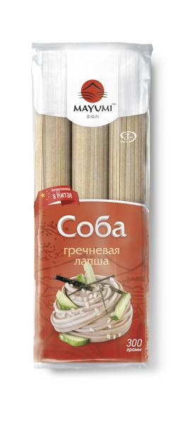 Изображение Лапша гречневая Маюми соба Чжуншань м/у, 300 г