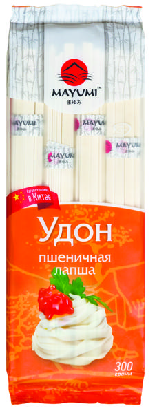 Изображение Лапша Пшеничная Маюми удон Кинг Фулун м/у, 300 г