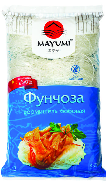 Изображение Лапша бобовая Маюми фунчоза Чжуншань м/у, 200 г
