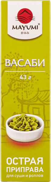 Изображение Паста васаби Маюми Далянь Тхеньли кор, 43 г