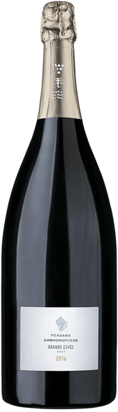 Изображение Вино игристое белое брют Усадьба Дивноморское гранд кюве Дивноморье с/б, 0,75 л