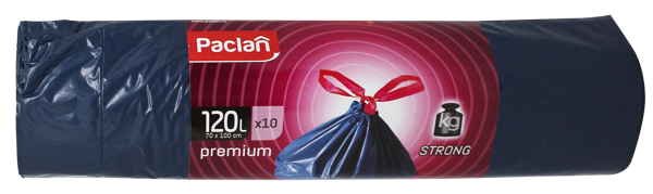 Изображение Мешки для мусора 120л Паклан премиум завязки СеДо сп м/у, 10 шт