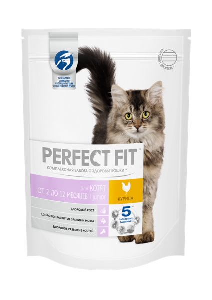 Изображение Корм для котят Перфект Фит курица Марс к/у, 190 г