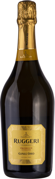 Изображение Вино игристое белое брют Джаллоро просекко вальдобьядене Руджери с/б, 0,75 л