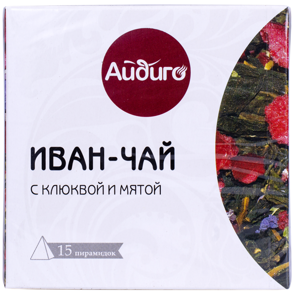Изображение Напиток чайный в пирамидках Айдиго клюква мята иван-чай Айдиго кор, 2*15 г