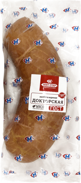 Изображение Колбаса вареная без глютена Мит Стар докторская Мит Стар ООО в/у 