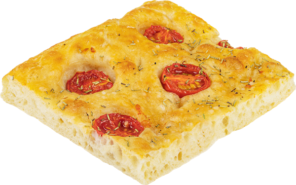 Изображение Фокачча Пшеничная Итальянская с розмарином и томатами Черри СП ТАБРИС м/у, 130 г