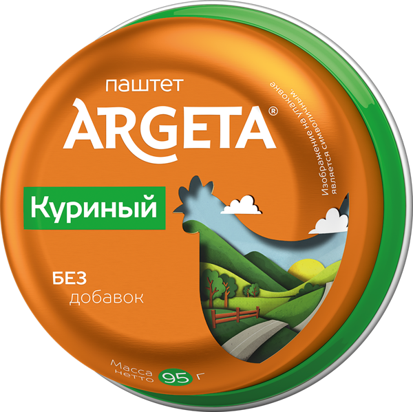 Изображение Паштет Аргета из курицы Колинска ж/б, 95 г