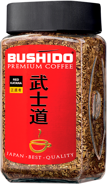 Изображение Кофе растворимый Бушидо ред катана Хасо Гумлиген с/б, 100 г