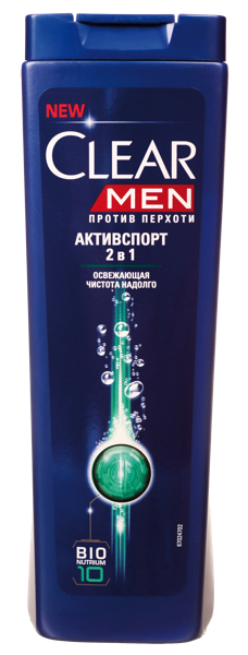 Изображение Шампунь для волос от перхоти муж Клер вита аве активспорт 2в1 Юнилевер п/у, 400 мл