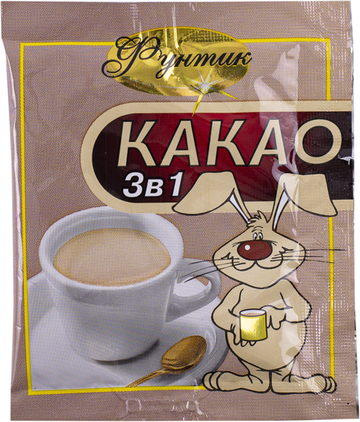 Изображение Какао растворимый Фунтик 3 в 1 Партнер Т м/у, 20 г