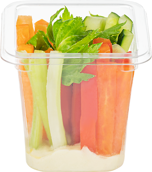 Изображение :Овощное ассорти в стакане с соусом блючиз СП ТАБРИС пл/уп, 110 г