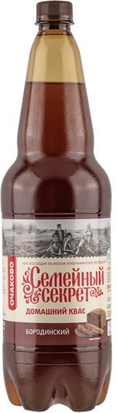 Изображение Квас бородинский Очаково семейный секрет Очаково п/б, 1,35 л