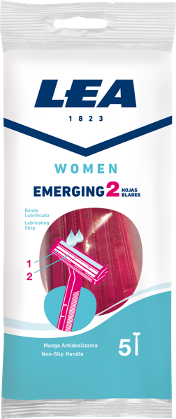 Изображение Станок для бритья 2 лезвия Леа эмерджинг2 одноразовый Ласкарэй м/у, 5 шт