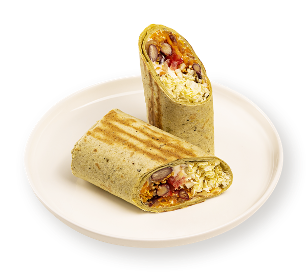 Изображение Шаурма на пшеничной лепешке С фасолью и овощами ВЕГАН, с соусом Чили сладкий СП ТАБРИС бум/уп, 245 г