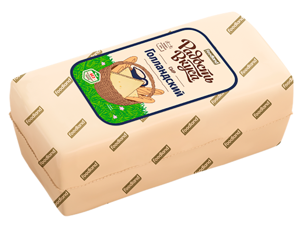 Изображение Сыр 45% полутвердый Радость вкуса голландский Семикаракорский СК  