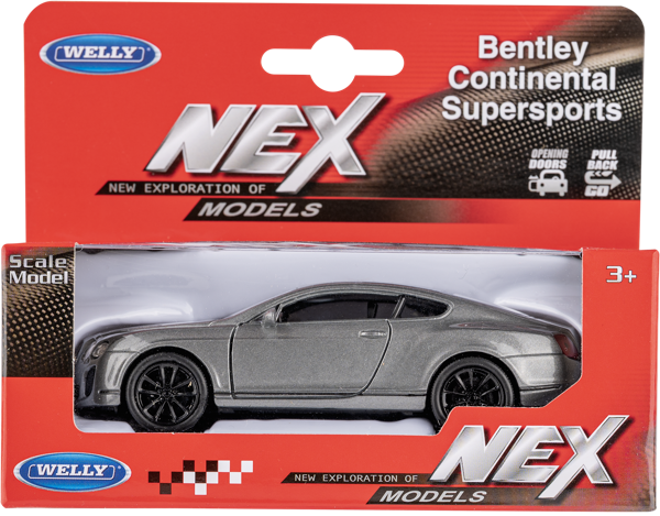 Изображение Машина 1:38 в ассортименте Велли бентли континенталь Велли Фэктори ЛТД к/у, 1 шт