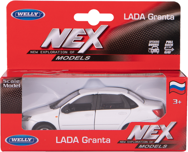 Изображение Машина 1:38 Велли лада гранта Велли Фэктори ЛТД к/у, 1 шт