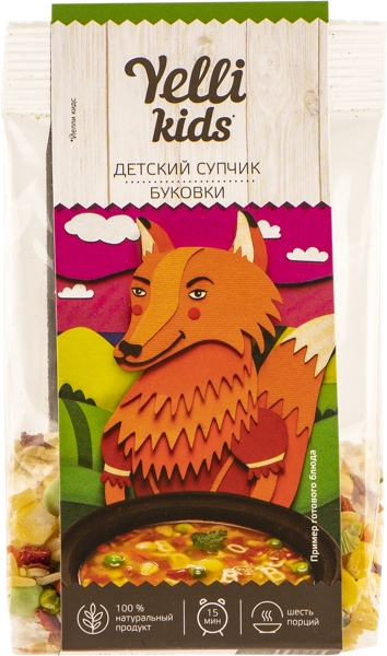 Изображение Смесь для супа буковки Елли кидс супчик детский Ярмарка ТД м/у, 80 г