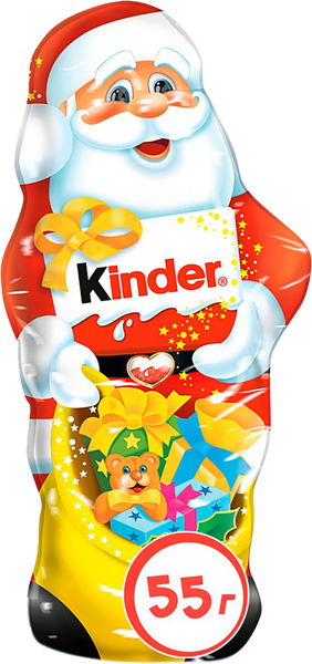 Изображение Шоколад фигурный Киндер дед мороз Ферреро м/у, 55 г