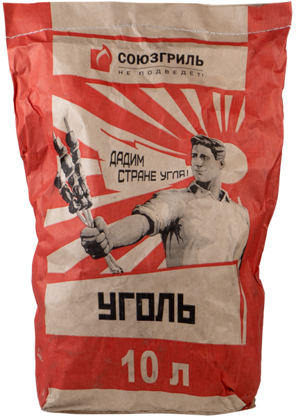 Изображение Уголь древесный Союзгриль марка А сорт 1 ПЛК Эко Энергия м/у, 10 л