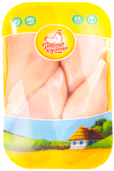 Изображение Птица охлаждённая Птица Кубани филе цыпленка-бройлера Агрокомплекс АО лоток 