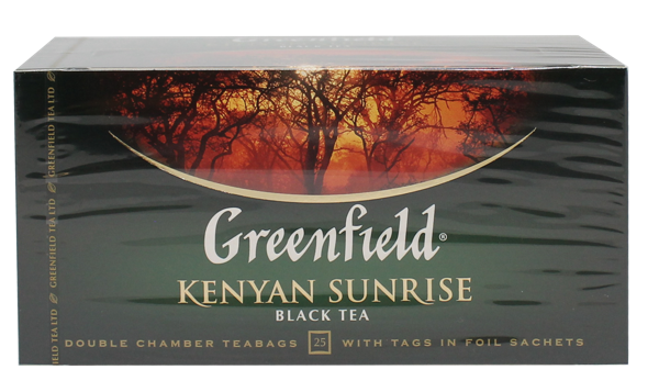 Изображение Чай черный в пакетиках Гринфилд кениан санрайс Орими Трейд кор, 25*2 г