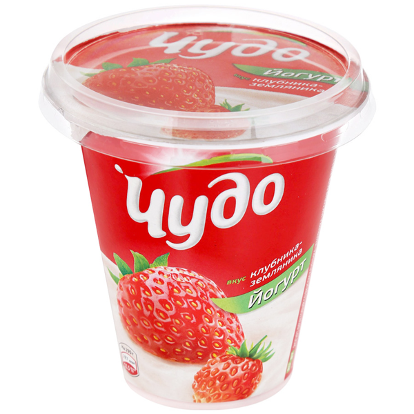 Изображение Йогурт 2% Чудо клубника земляника ВБД п/б, 290 г