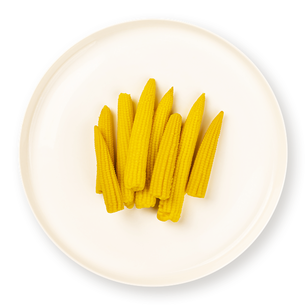 Изображение Кукуруза Мини початки 6-8 см маринованная Болотин П.И. вес 