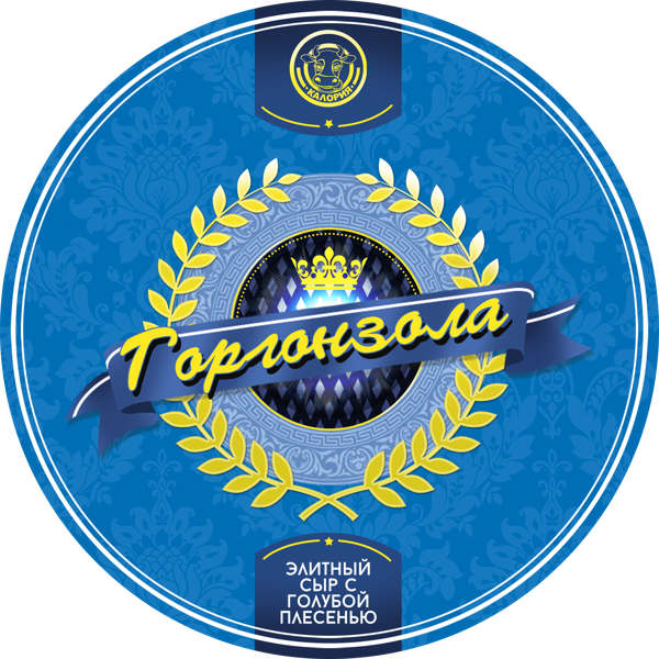 Изображение Сыр 55% с голубой плесенью Калория горгонзола Фирма калория м/у 