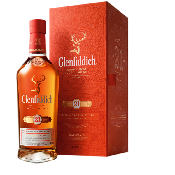 Изображение Виски односолодовый Гленфиддик спейсайд 21 год Уильям Грант туба п/у, 0,70 л