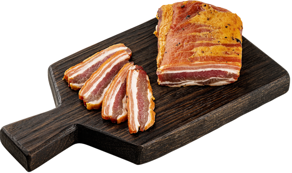 Изображение Мясо свиное сырокопченая Грудинка СП ТАБРИС вес 